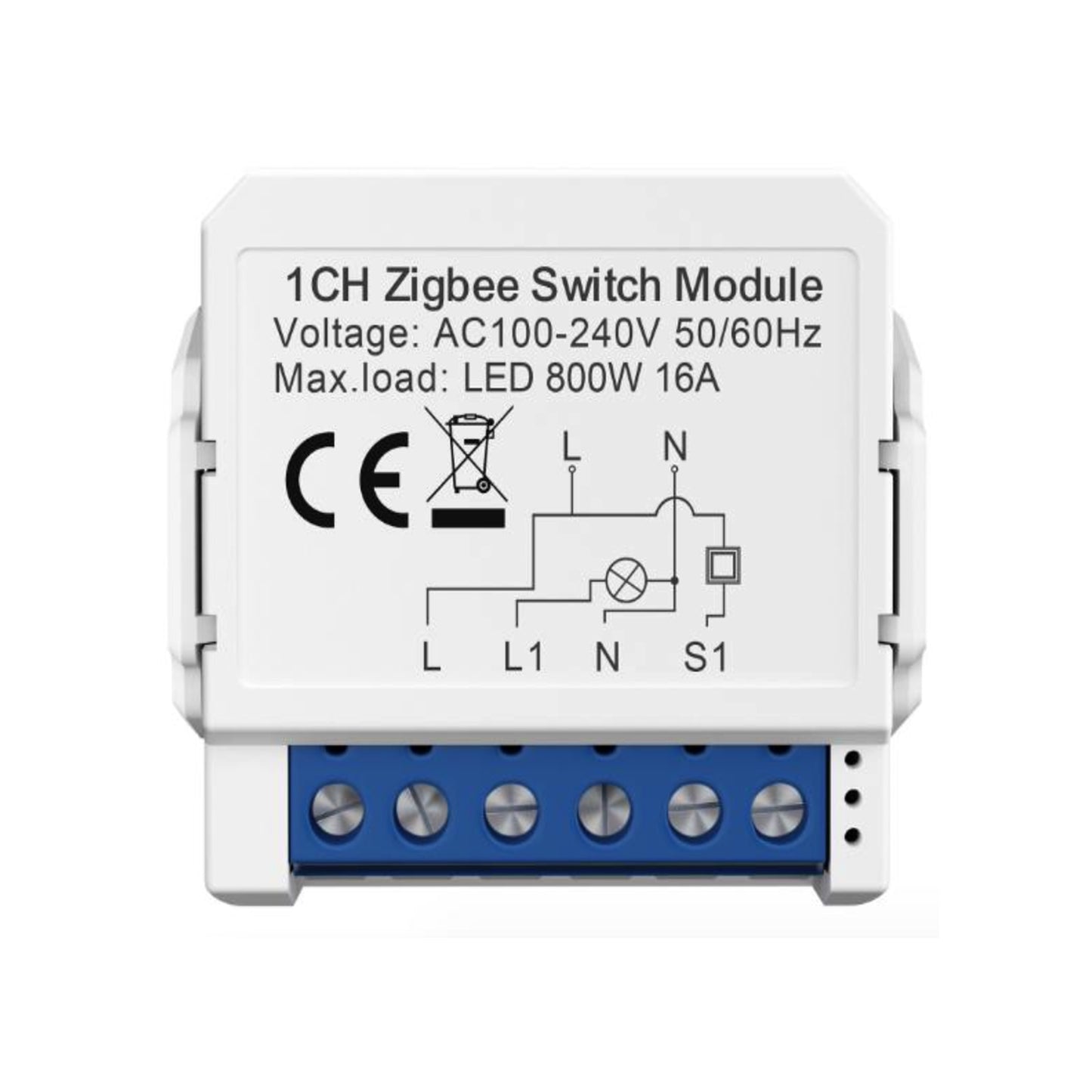 ZigBee Mini DIY Smart Light Switch Module Relay Timer 1/2/3/4 Gang